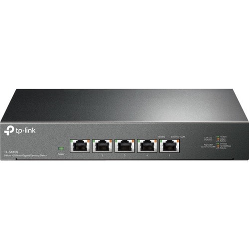 TP-Link TL-SX105 5 Ports Ethernet Switch - 2 Layer Supported - 21.40 W Power Consumption