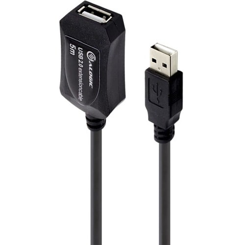 ALOGIC 5m USB 2.0 Active Extension Cable – Type-A to Type-A, Male to Female