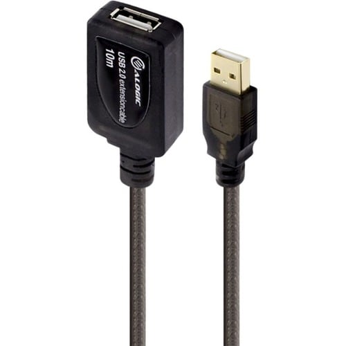 ALOGIC 10m USB 2.0 Active Extension Cable – Type-A to Type-A, Male to Female