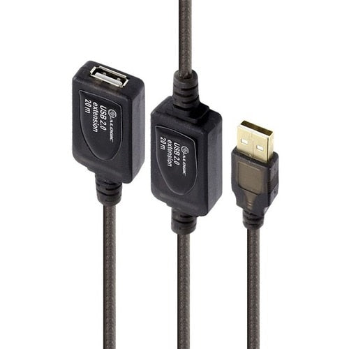 ALOGIC 20m USB 2.0 Active Extension Type A to Type A Cable- Male to Female
