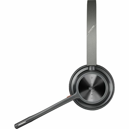 HP Poly Voyager 4320-M Microsoft Teams Wireless Bluetooth Headset with BT700 USB Adapter and Charging Stand Black (77Z30AA)