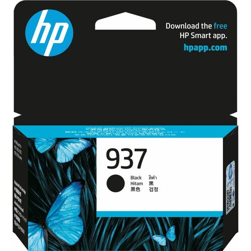 HP 937 Black Original Ink Cartridge (4S6W2NA)