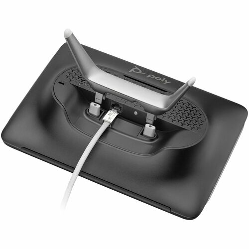 HP Poly TC10 Touch Controller Black Video Conferencing Room Scheduler & Meeting Controller