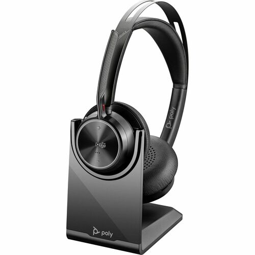 HP Poly Voyager Focus 2 UC Wireless Stereo Headset with Charging Stand and USB-C Connectivity