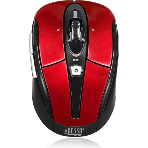 ADESSO iMouse S60R 2.4 GHz Wireless Programmable Nano Mouse - Red
