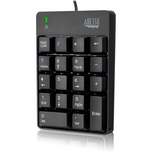 ADESSO USB Spill Resistant 18-Key Numeric Keypad