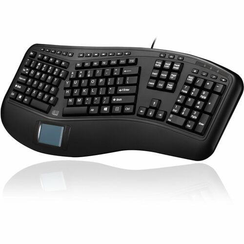 ADESSO Tru-Form Ergonomic Touchpad Keyboard