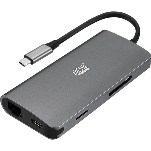 ADESSO 8-in-1 USB-C Multi-Port Docking Station (TAA Compliant)