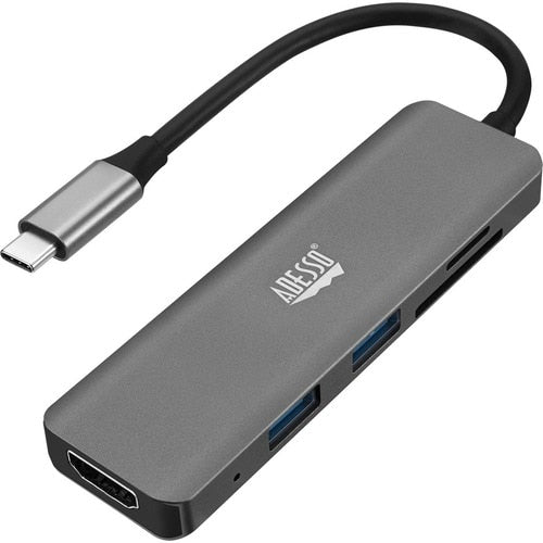 ADESSO 6-in-1 USB-C Multi-Port Docking Station (TAA Compliant)