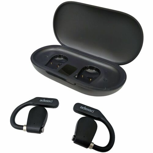 ADESSO Xtream T4 Open-Ear Bluetooth Earbuds with Charging Case