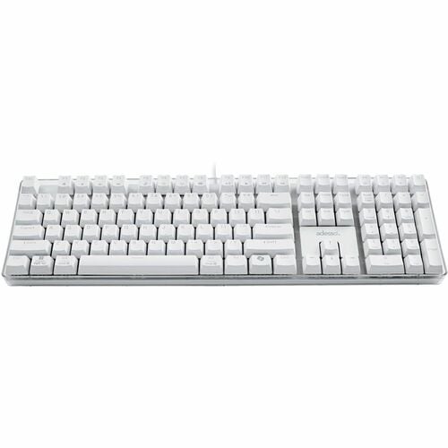 ADESSO Multi-OS Illuminated Mechanical Keyboard With CoPilot AI Hotkey - White