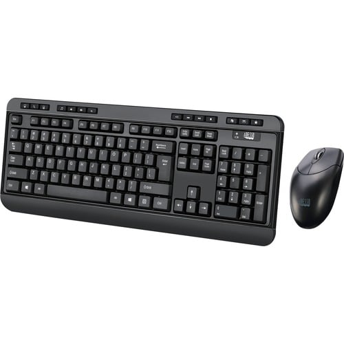ADESSO Antimicrobial Wireless Desktop Keyboard and Mouse