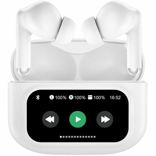 ADESSO Xtream T3 Bluetooth Wireless Earbuds with ANC and Touch Controlled Wireless Charging Case