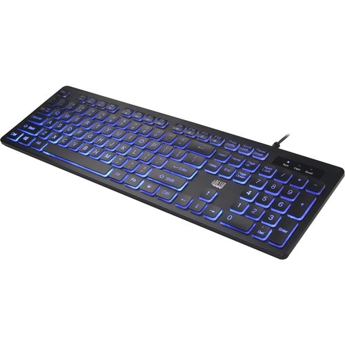 ADESSO Large Print Illuminated Desktop Keyboard