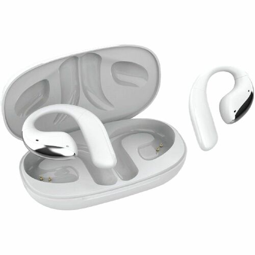 ADESSO Xtream T6 Open-Ear Bluetooth Earbuds with Touch Screen Charging Case
