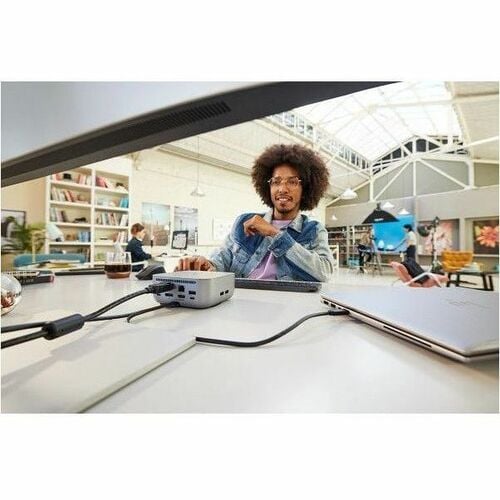HP Dock G6 Thunderbolt 4 Ultra Docking Station 180W Power Delivery Quad Display 2x DisplayPort HDMI Thunderbolt 4 USB-C USB-A 2.5GbE RJ45 for HP Notebooks