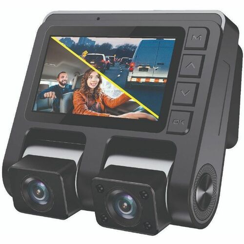 ADESSO GekoGear Orbit D110 2 Channel 1080P Front/In-Cabin Dashcam With Display