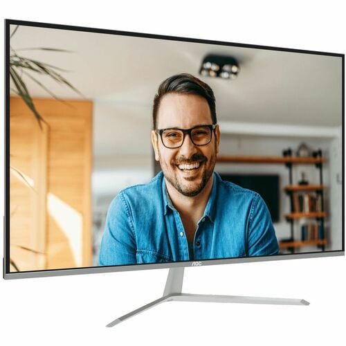 AOC U32V11N 31.5in VA UHD 60Hz HDR10 Home and Office Monitor HDMI DP VESA 100x100mm Flicker Free Low Blue Mode PBP/PIP Normal Stand