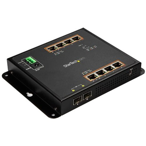 GbE Switch - 8-Port PoE+ plus 2 SFP Pts