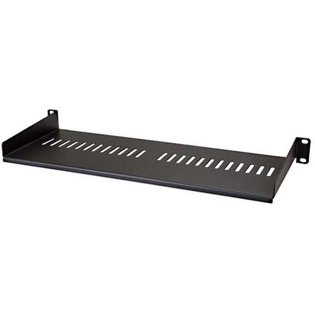 VENTED 1U RACK SHELF - 10IN DEEP