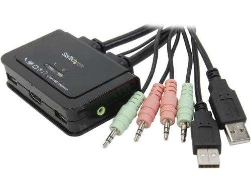 2 Port USB HDMI Cable KVM Switch
