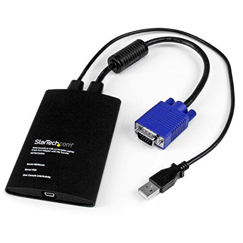 KVM Portable Crash Cart w/ File Transfer