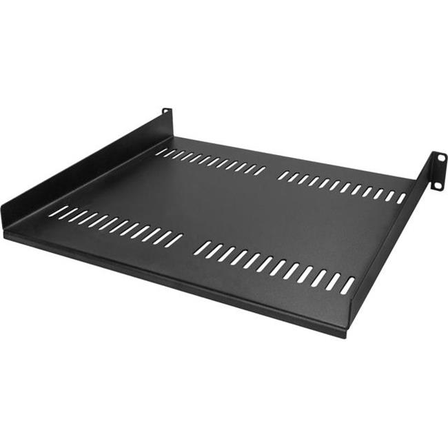 Vented 1U Rack Shelf - 16in Deep