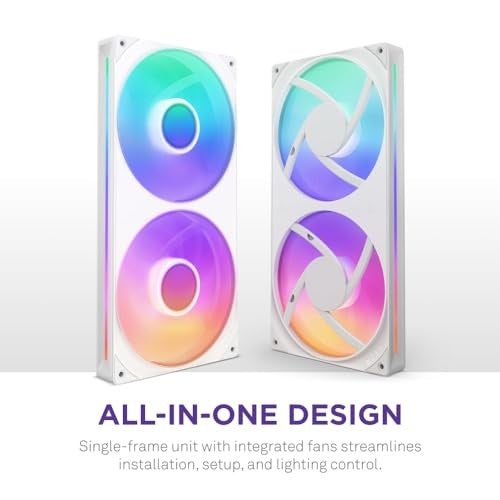 F280RGB CORE FAN SINGLE FRAME - WHITE