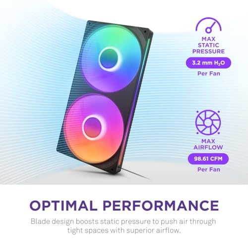 F280RGB CORE FAN SINGLE FRAME - BLACK