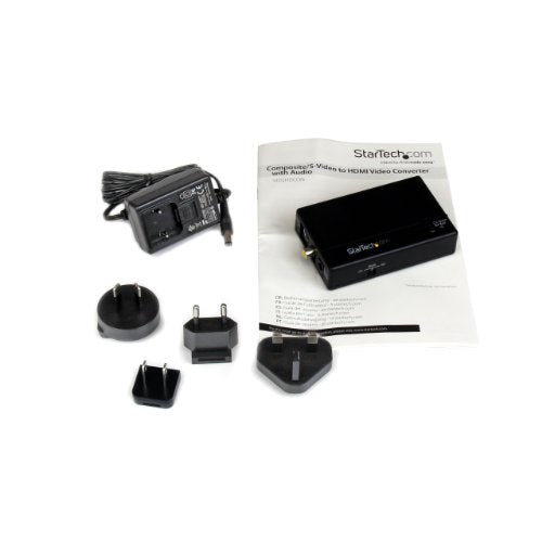 Composite and S-Video to HDMI Converter with Audio