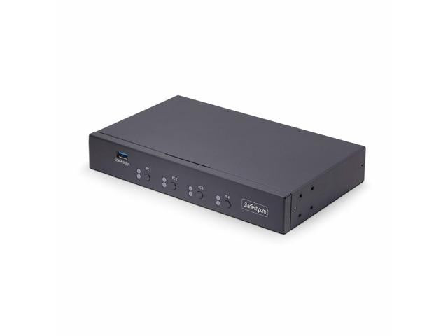 4-Port USB/KM Switch with Mouse Roaming