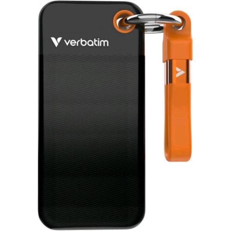 1TB POCKET SSD USB-C BLACK/ORANGE