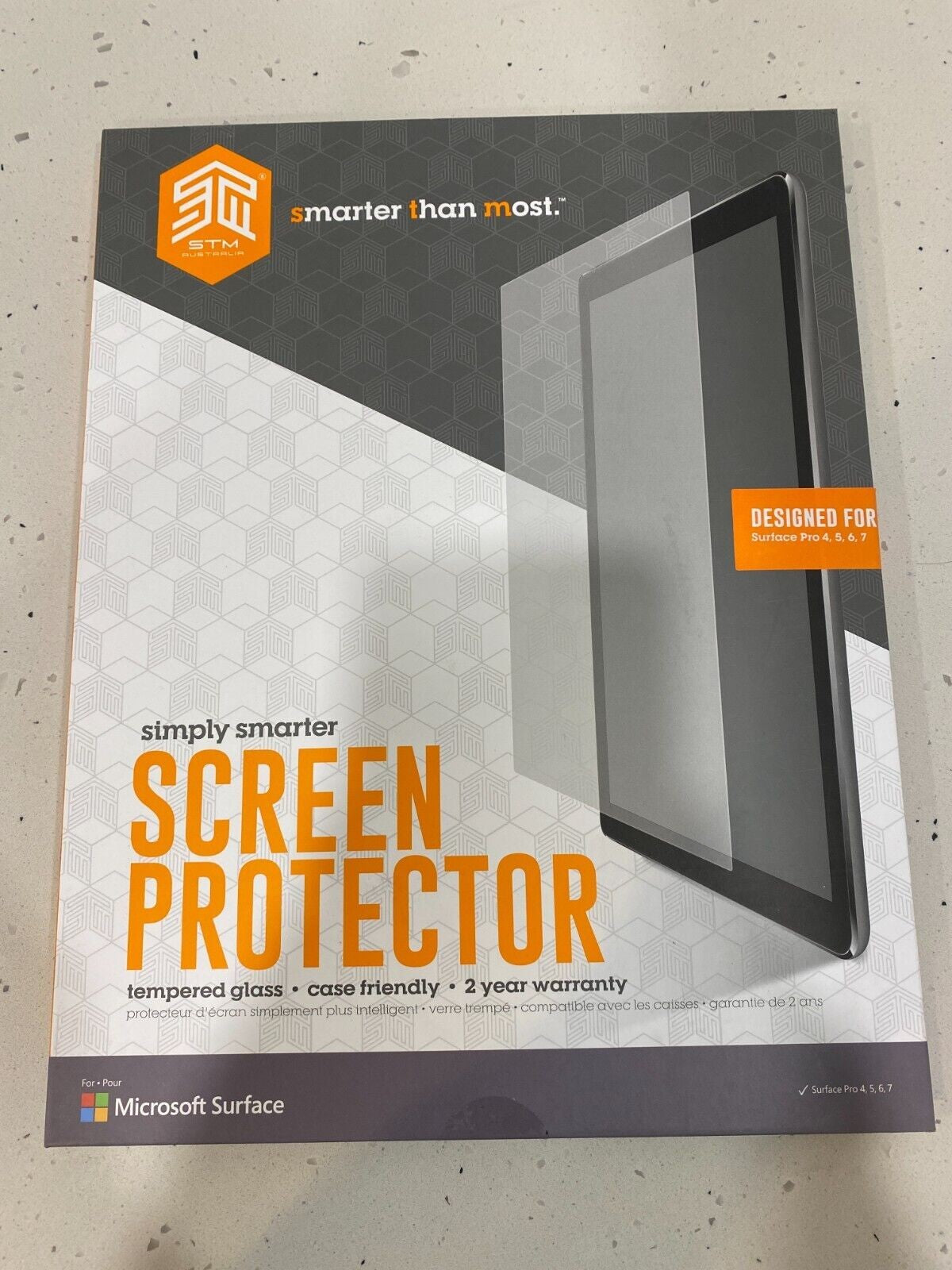 GLASS SCREEN PROTECTOR SURFACE PRO 4-7+