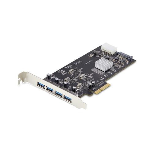 4-Port USB-A PCIe Card USB 3.2 5Gbps