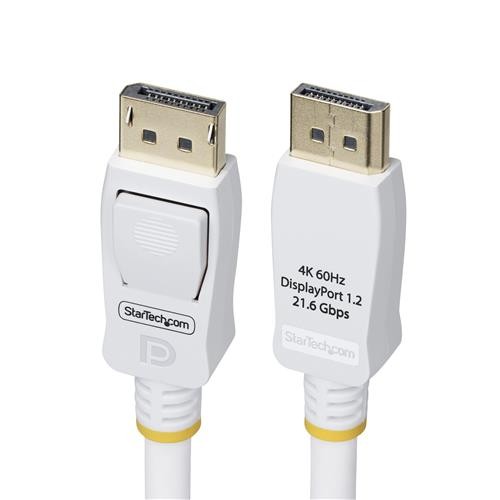 1.8m White VESA Certified DP 1.2 Cable