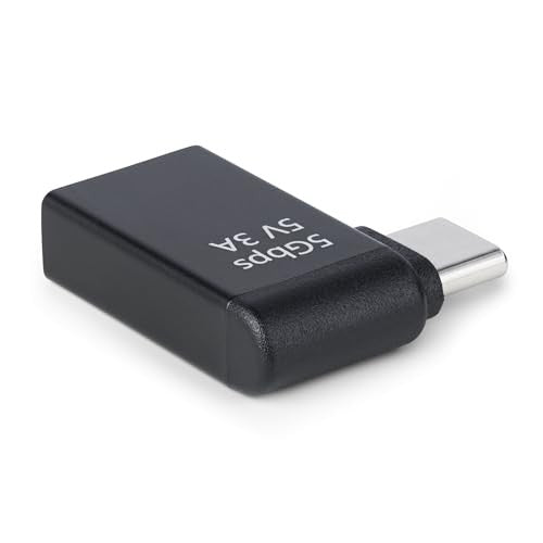 Right Angled USB-C to USB-A Adapter