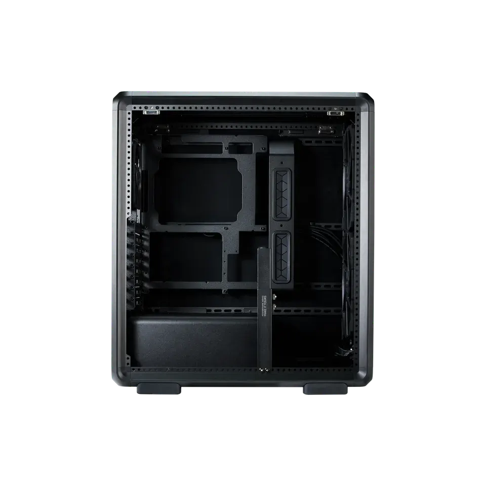 Cooler Master MasterFrame 500 Mesh aRGB Black Freeform 2.0 Modular Platform Open-Air ATX Mid-Tower Case, Aluminum Frame,Dual 200mm aRGB Fans, 390mm GPU Max, 360mm AIO Max, Type C, Tempered Glass