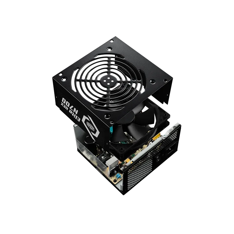 Cooler Master Elite NEX N400 700W ATX Power Supply – 120mm Fan, Entry-Level PSU, 3-Year Warranty