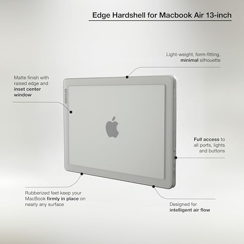 INCASE EDGE HARDSHELL MB AIR 13IN CLR