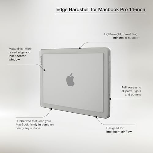 INCASE EDGE HARDSHELL MB PRO 14IN CLR