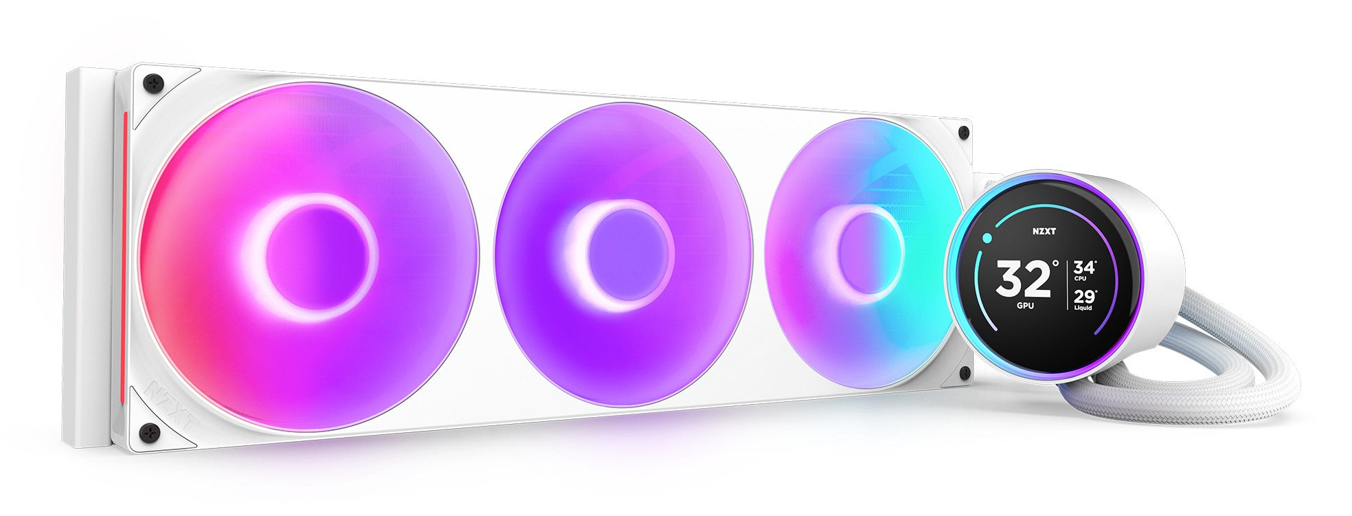 NZXT KRAKEN ELITE 420 - 420MM AIO W/ DSP WHT