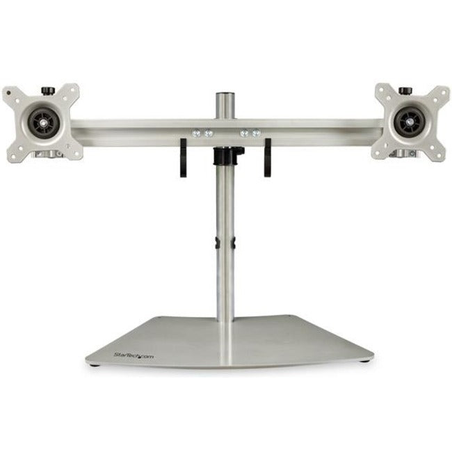 Dual-Monitor Stand - Horizontal - Silver