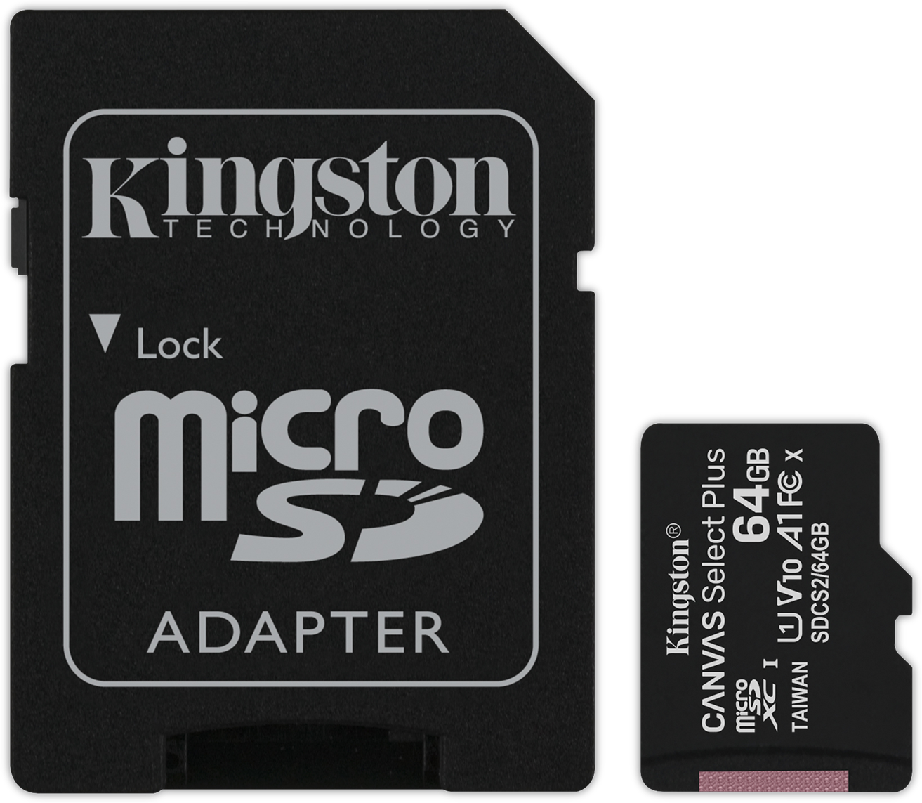64gb Micsdxc Canvas Select Plus 100r A1 C10 Card