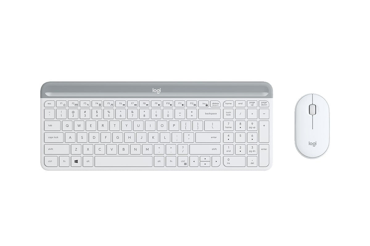MK470 SLIM WIRELESS COMBO - WHITE