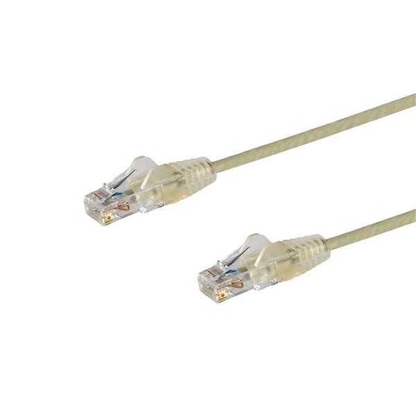 Grey Slim CAT6 Patch Cable 0.5m