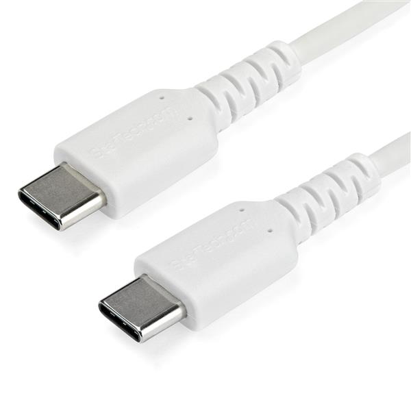 White USB C Cable 1m