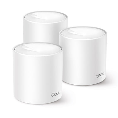 TP-Link Deco AX1500 Mesh Wi-Fi 6 Dual-Band System (3-Pack) – Gigabit, Whole-Home Coverage, 3 Year Warranty