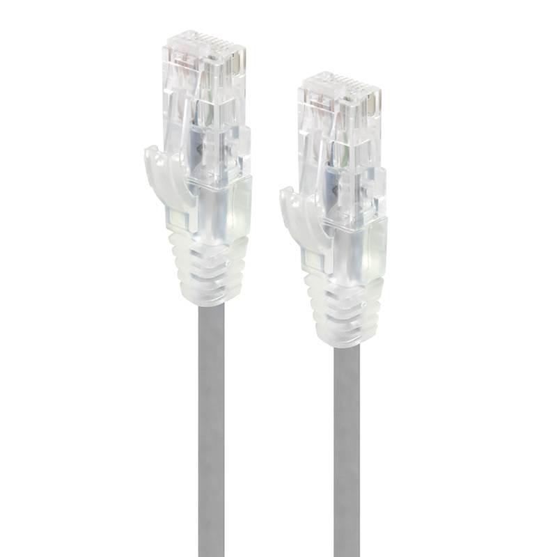 Alogic 1.5M Grey Ultra Slim Cat6 Network Cable Utp 28Awg Series Alpha