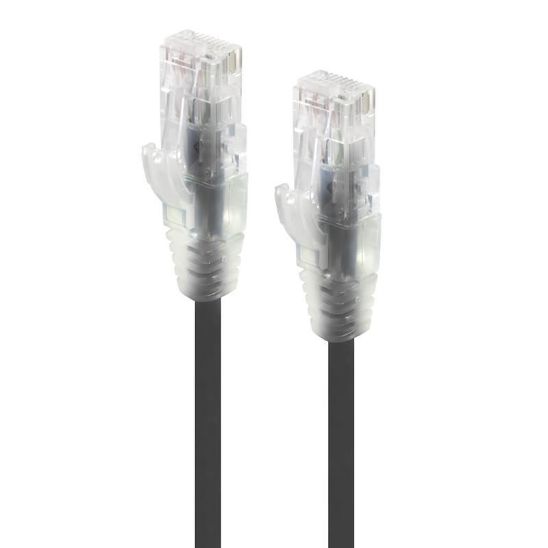 Alogic 1.5M Black Ultra Slim Cat6 Network Cable Utp 28Awg Series Alpha