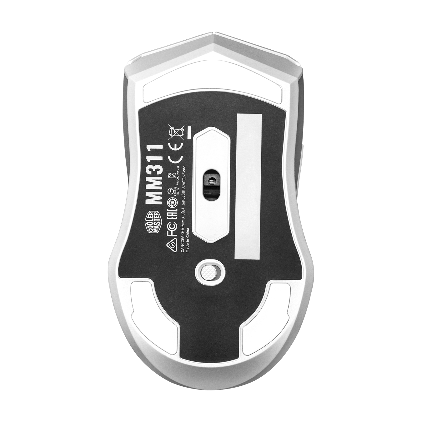 Cooler Master MasterMouse MM311 RGB Wireless Gaming Mouse – 2.4GHz Connectivity, Lightweight 77g, White